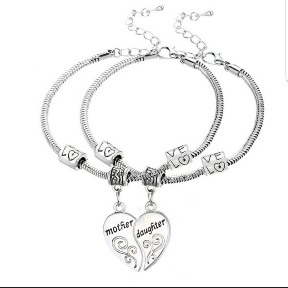 Mother/Daughter mosaic Bracelet set